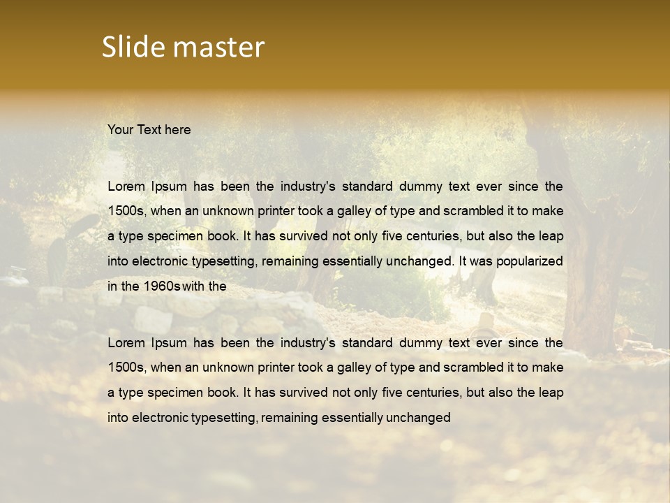 Evening Greece Tone PowerPoint Template