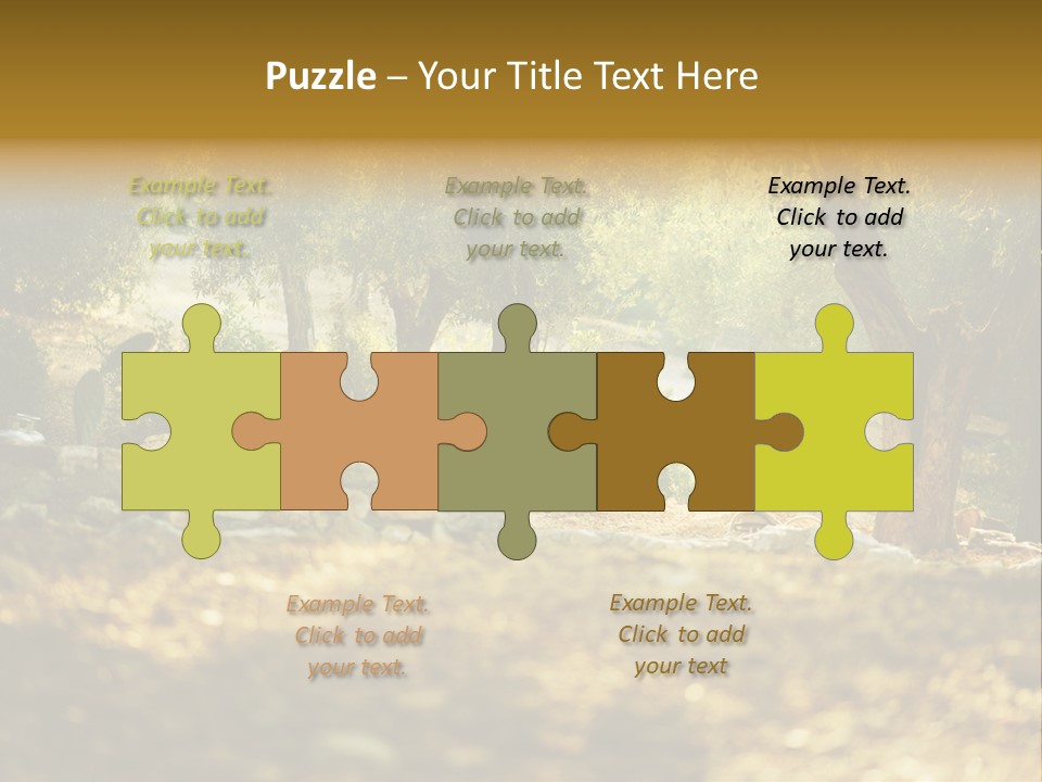 Evening Greece Tone PowerPoint Template