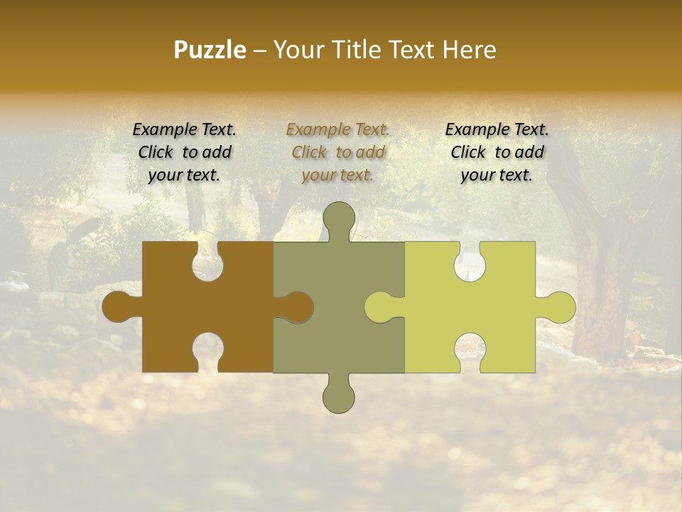 Evening Greece Tone PowerPoint Template