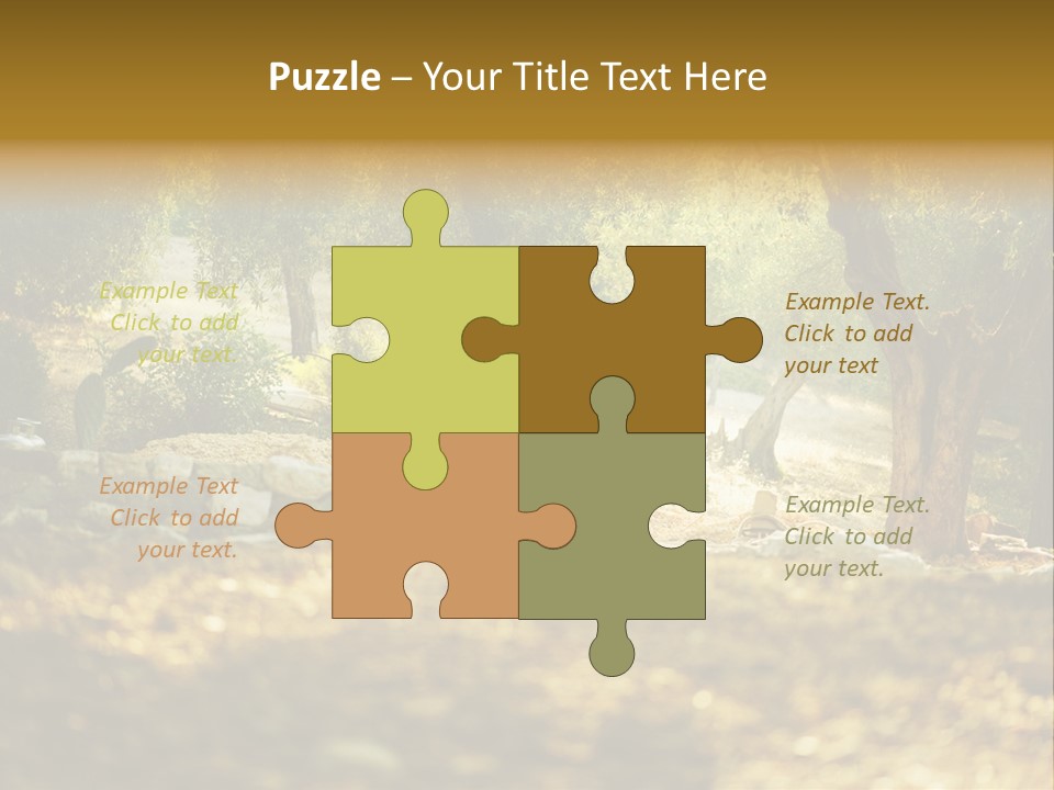 Evening Greece Tone PowerPoint Template