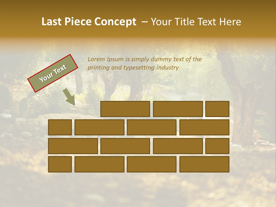 Evening Greece Tone PowerPoint Template