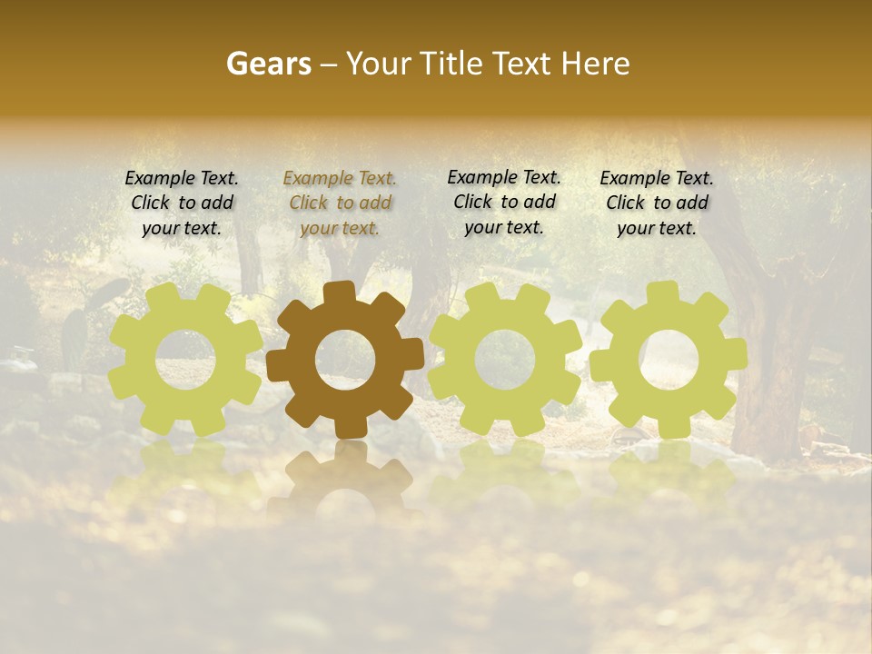 Evening Greece Tone PowerPoint Template