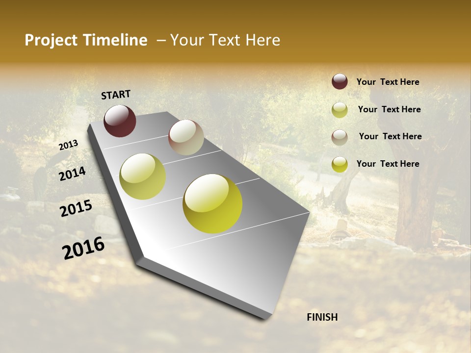 Evening Greece Tone PowerPoint Template