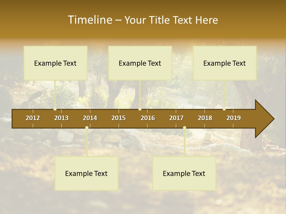 Evening Greece Tone PowerPoint Template