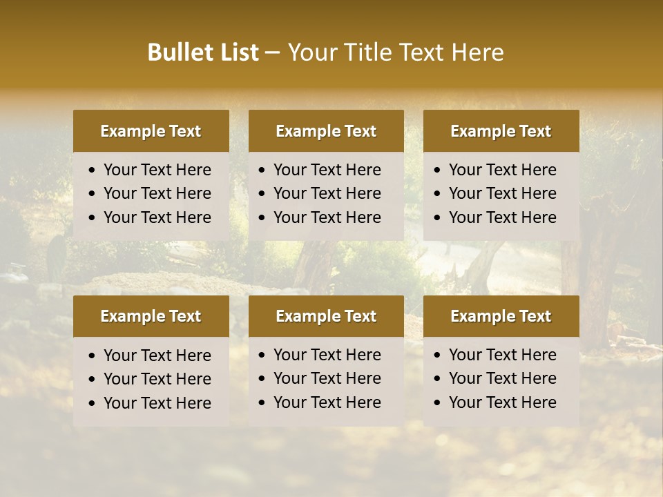 Evening Greece Tone PowerPoint Template