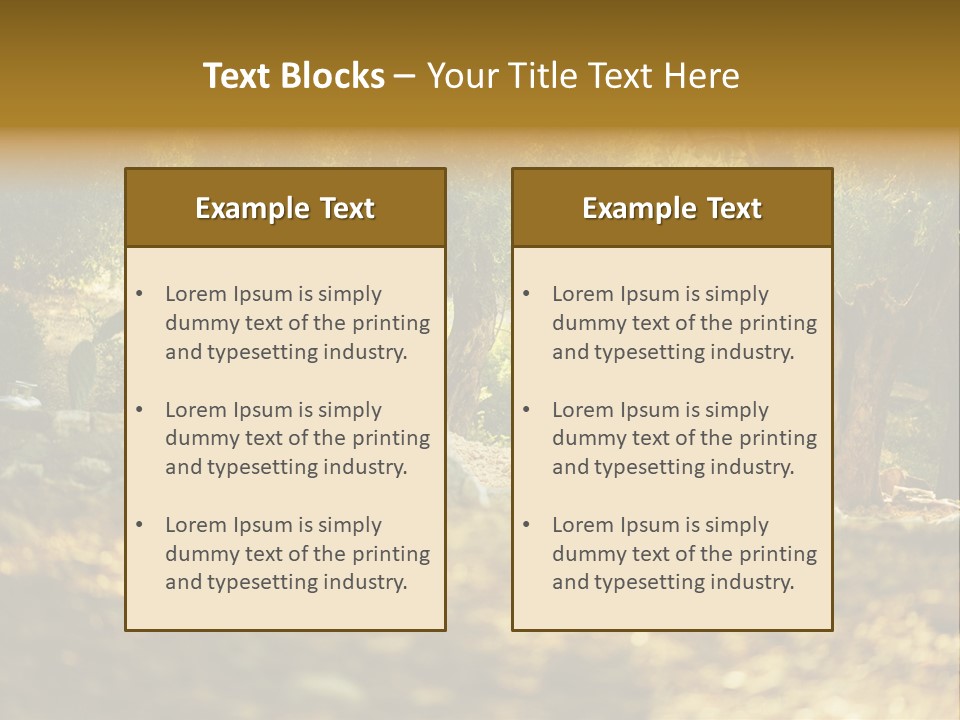 Evening Greece Tone PowerPoint Template