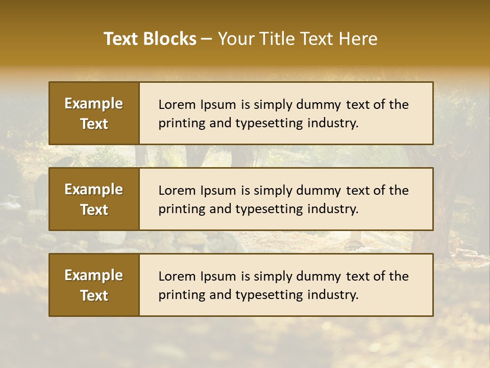 Evening Greece Tone PowerPoint Template