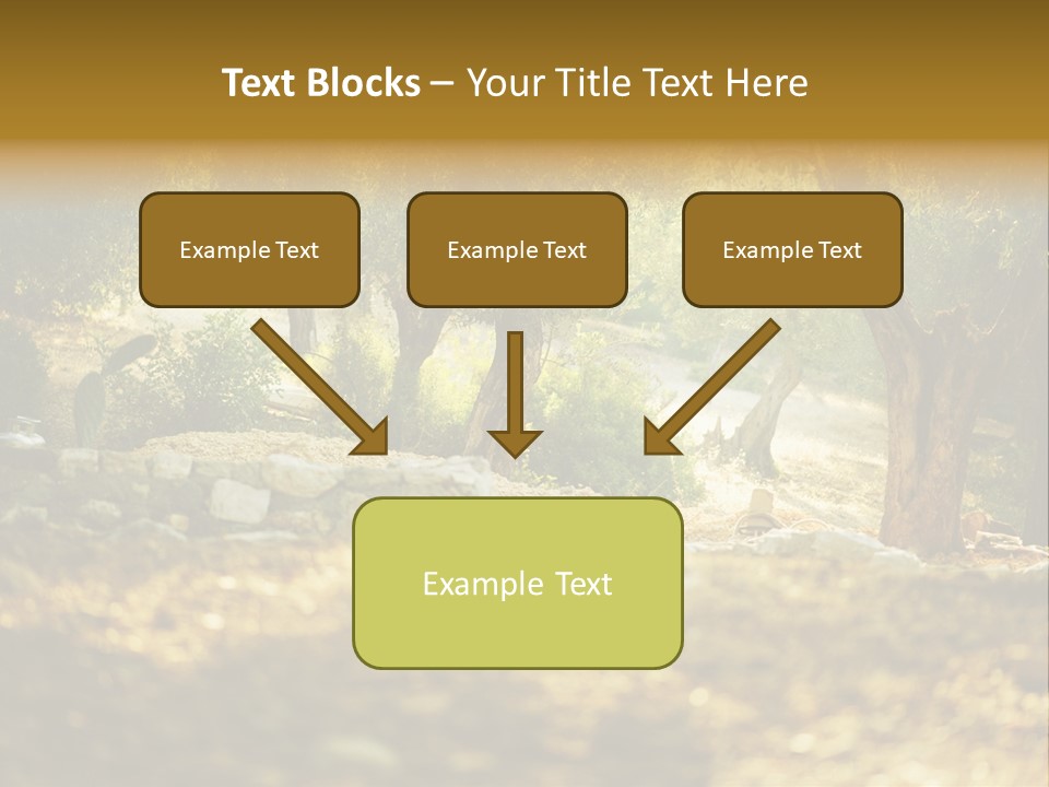 Evening Greece Tone PowerPoint Template