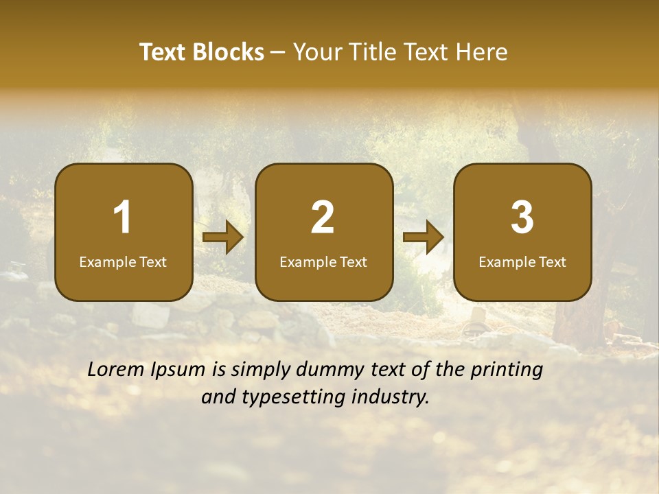 Evening Greece Tone PowerPoint Template