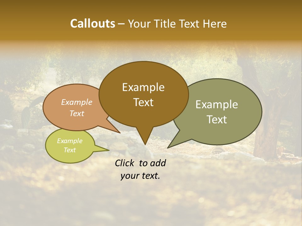 Evening Greece Tone PowerPoint Template