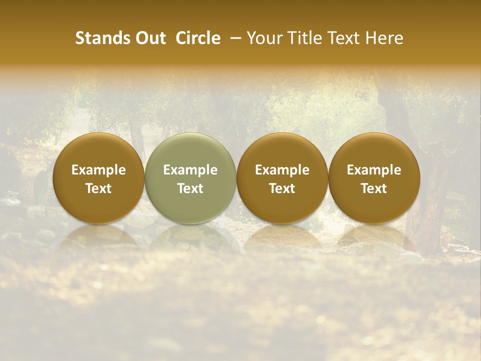 Evening Greece Tone PowerPoint Template