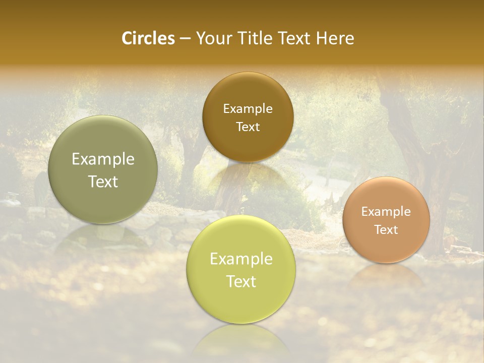 Evening Greece Tone PowerPoint Template