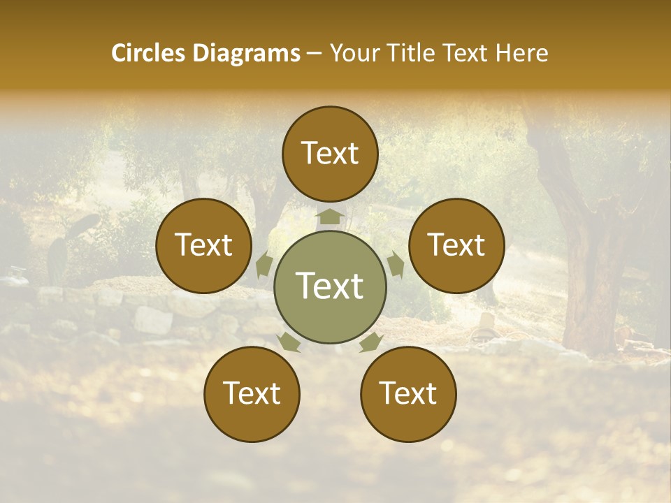 Evening Greece Tone PowerPoint Template