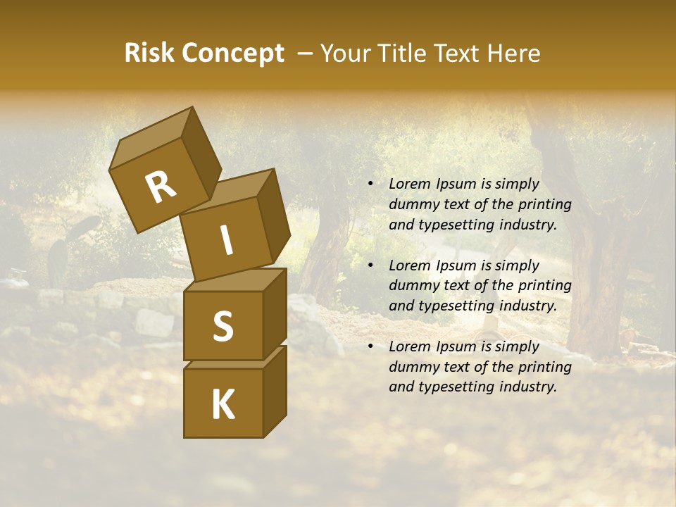 Evening Greece Tone PowerPoint Template