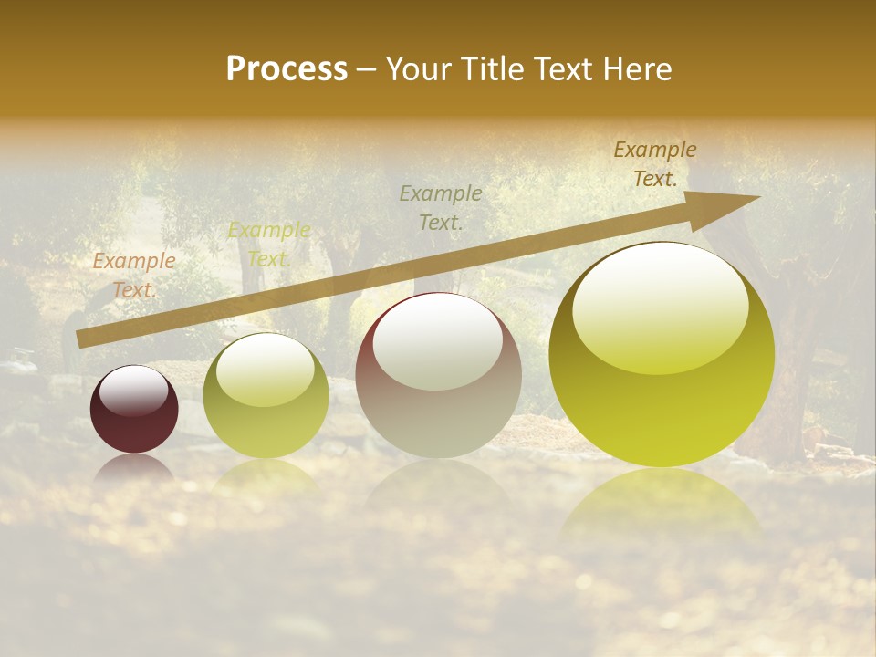 Evening Greece Tone PowerPoint Template