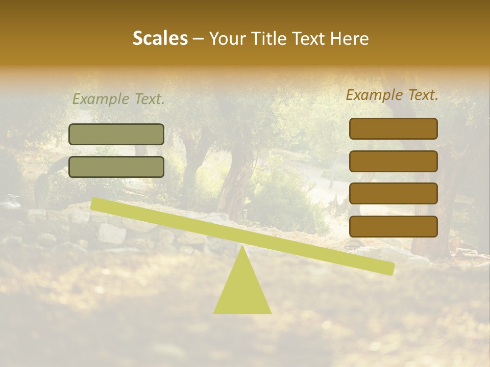 Evening Greece Tone PowerPoint Template