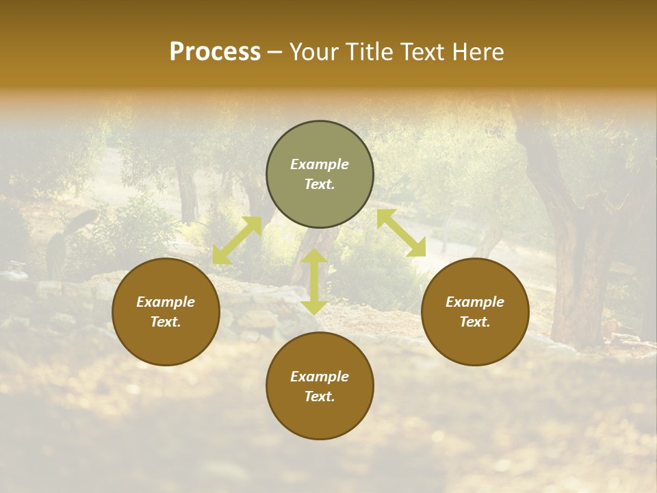 Evening Greece Tone PowerPoint Template