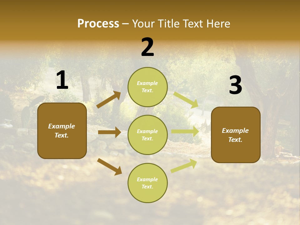 Evening Greece Tone PowerPoint Template