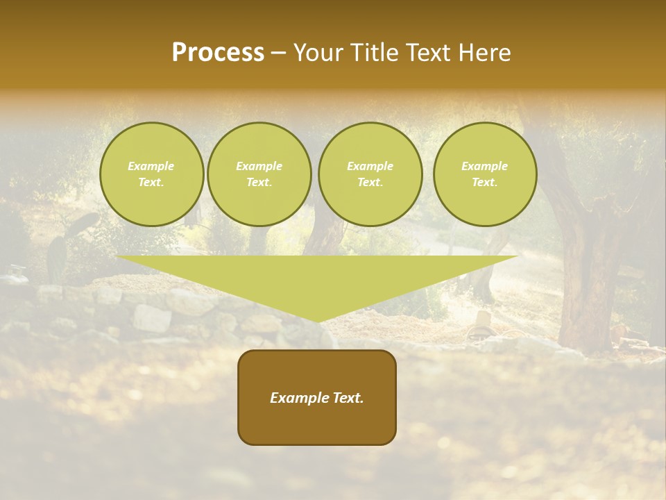 Evening Greece Tone PowerPoint Template