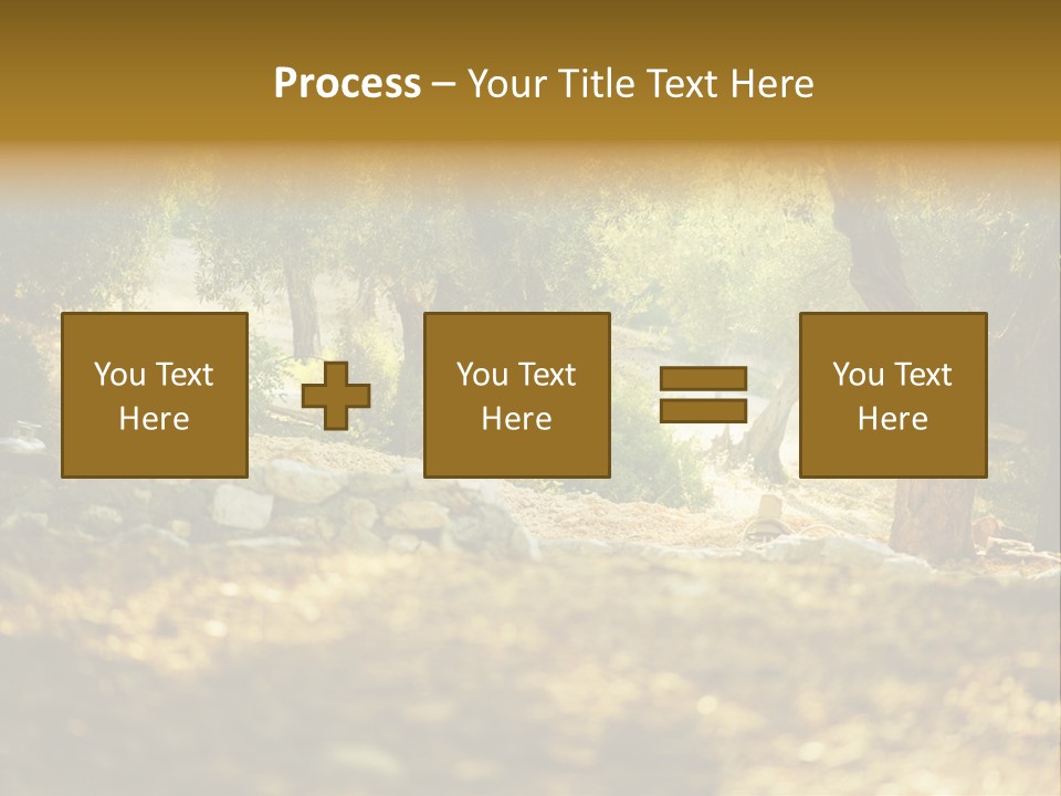 Evening Greece Tone PowerPoint Template