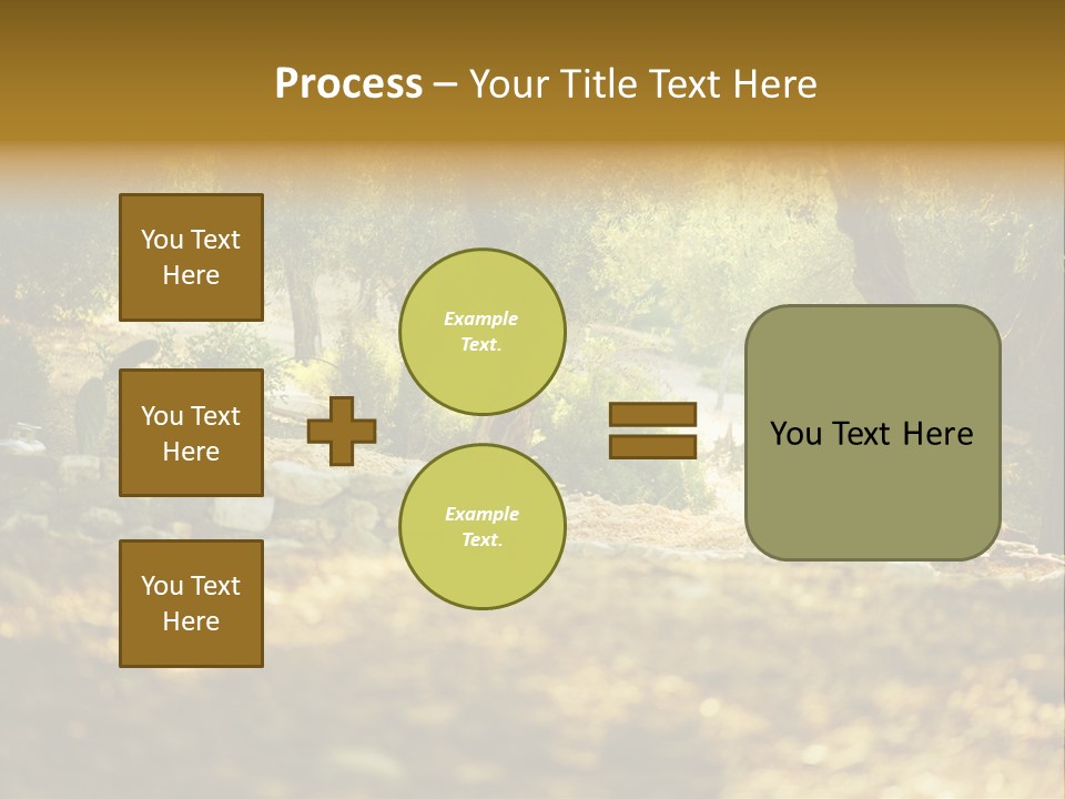Evening Greece Tone PowerPoint Template