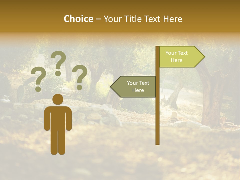 Evening Greece Tone PowerPoint Template