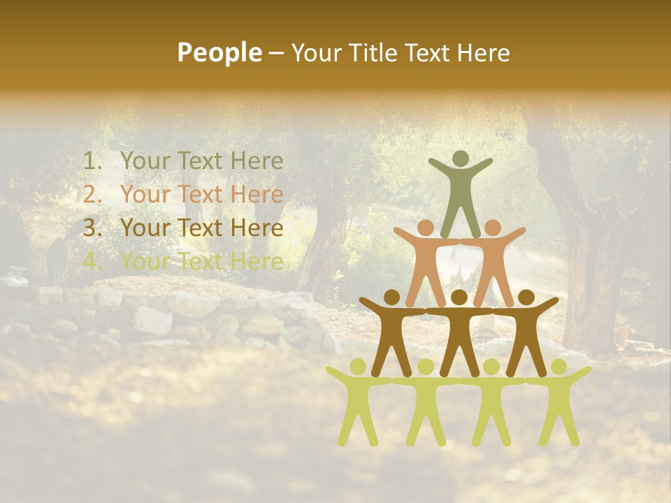 Evening Greece Tone PowerPoint Template