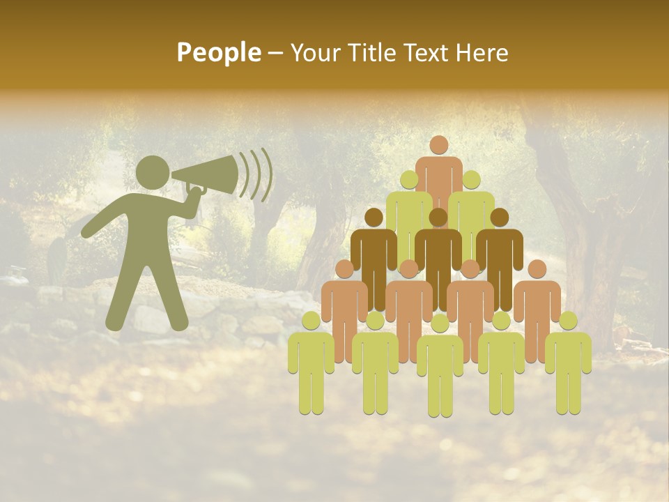 Evening Greece Tone PowerPoint Template