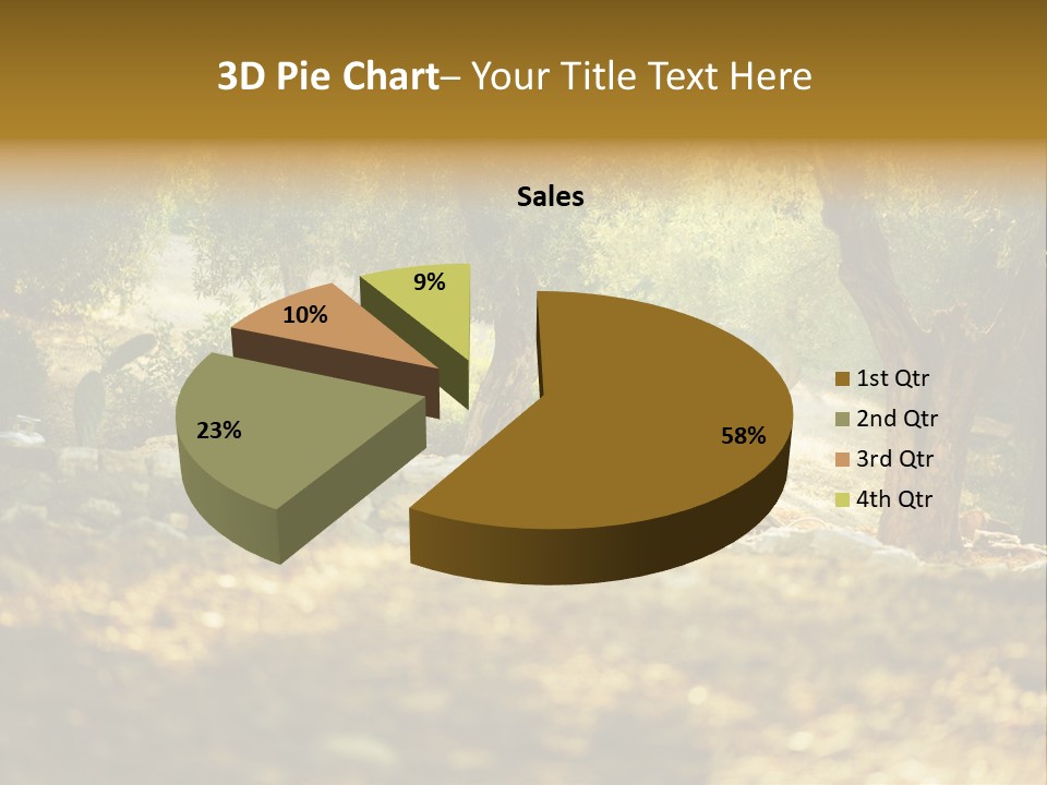 Evening Greece Tone PowerPoint Template