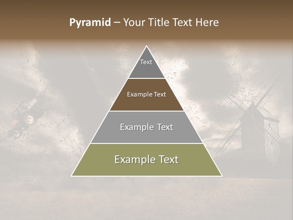 Danger Hurricane Nature PowerPoint Template