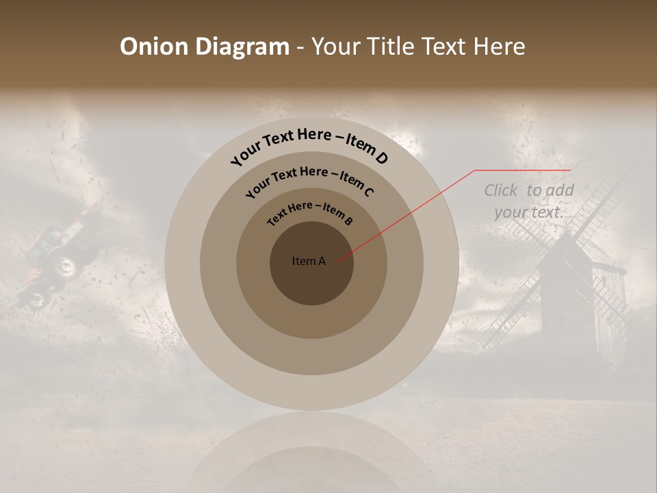 Danger Hurricane Nature PowerPoint Template