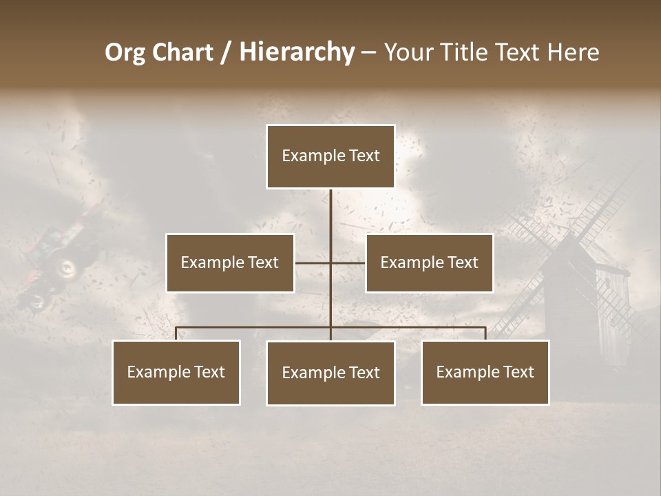 Danger Hurricane Nature PowerPoint Template