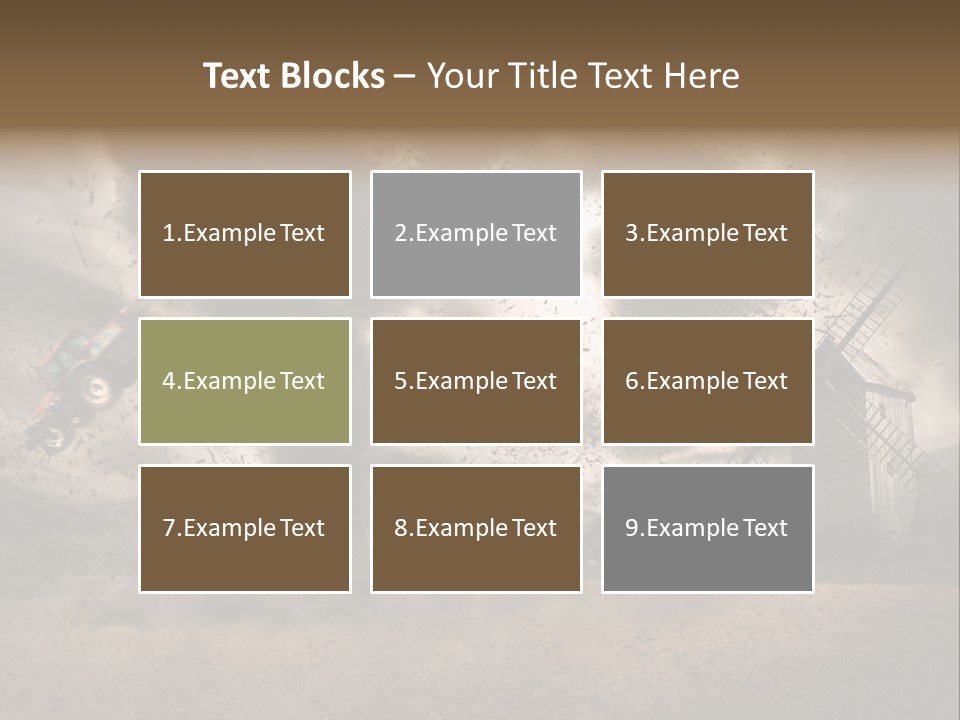 Danger Hurricane Nature PowerPoint Template