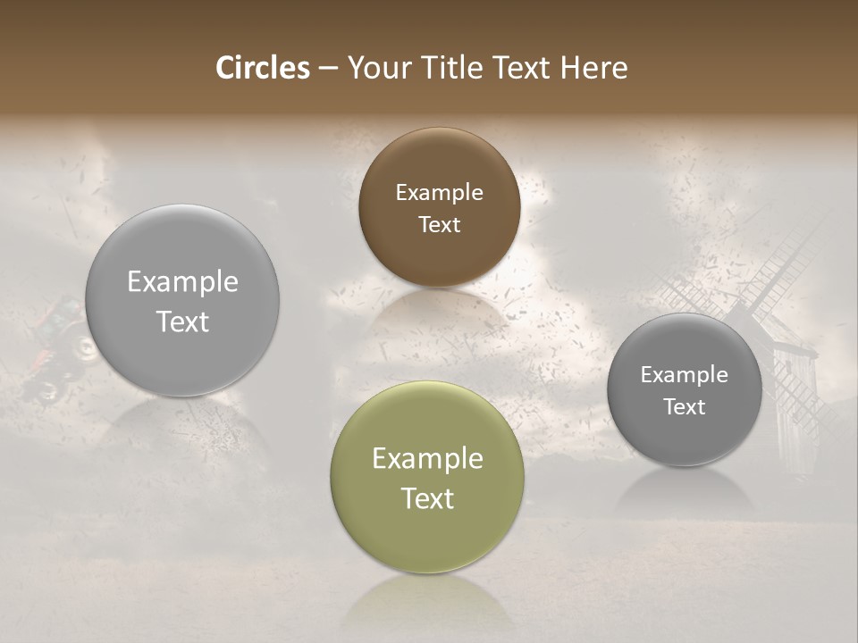 Danger Hurricane Nature PowerPoint Template