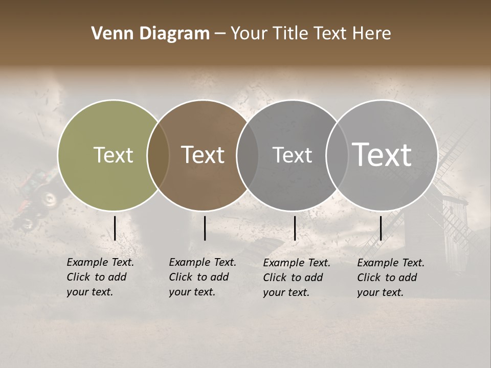 Danger Hurricane Nature PowerPoint Template