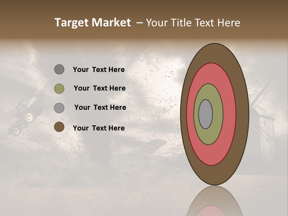 Danger Hurricane Nature PowerPoint Template