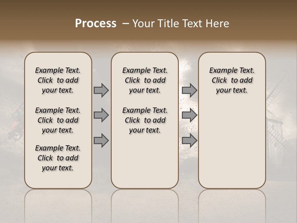 Danger Hurricane Nature PowerPoint Template