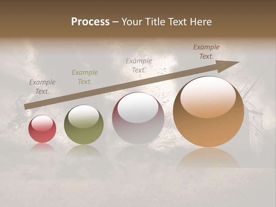 Danger Hurricane Nature PowerPoint Template