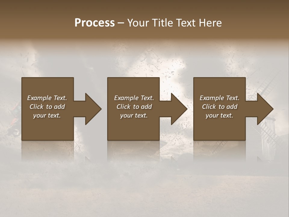 Danger Hurricane Nature PowerPoint Template
