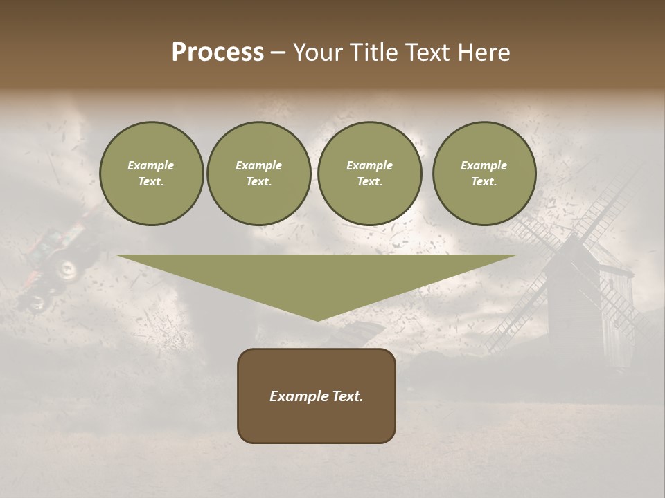Danger Hurricane Nature PowerPoint Template