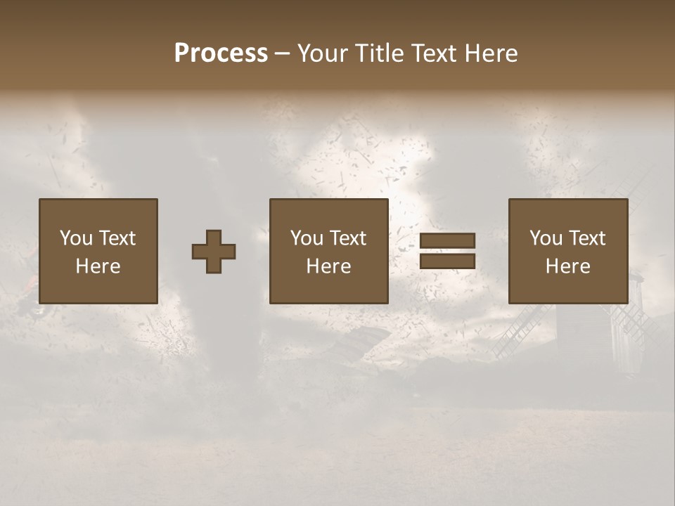 Danger Hurricane Nature PowerPoint Template
