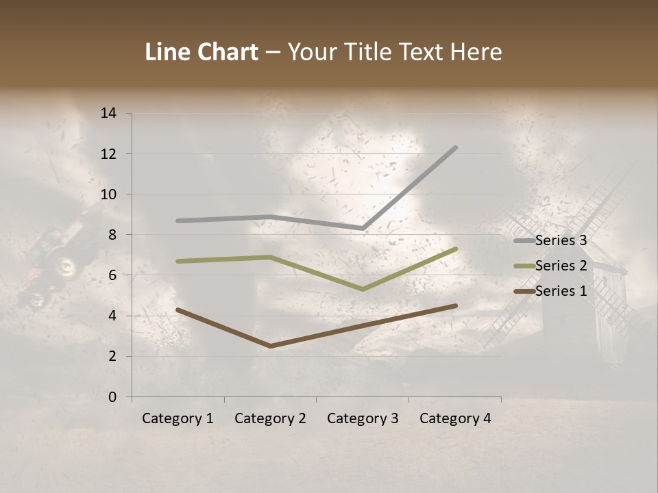 Danger Hurricane Nature PowerPoint Template
