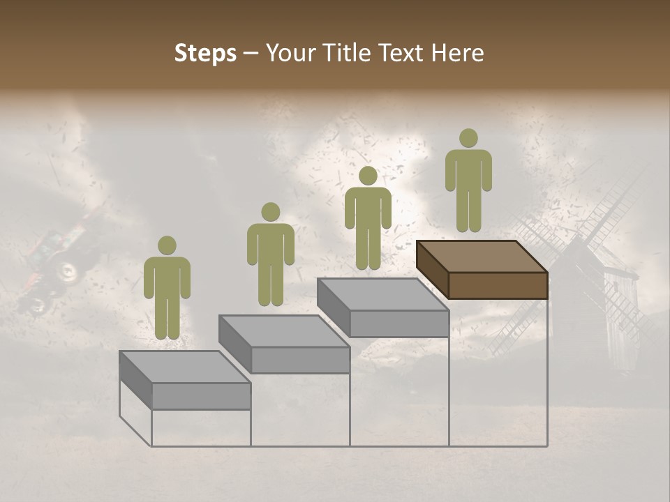 Danger Hurricane Nature PowerPoint Template