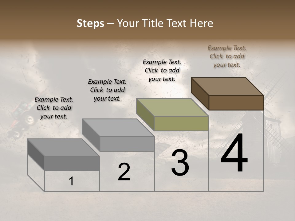 Danger Hurricane Nature PowerPoint Template