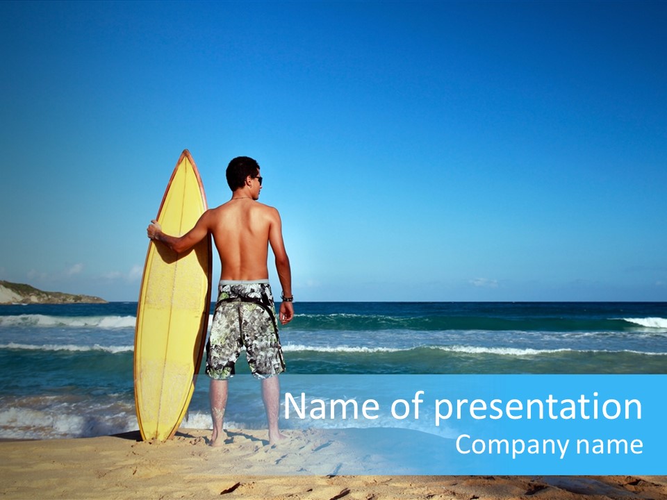 Sun Summer Tan PowerPoint Template