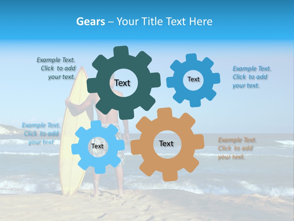 Sun Summer Tan PowerPoint Template