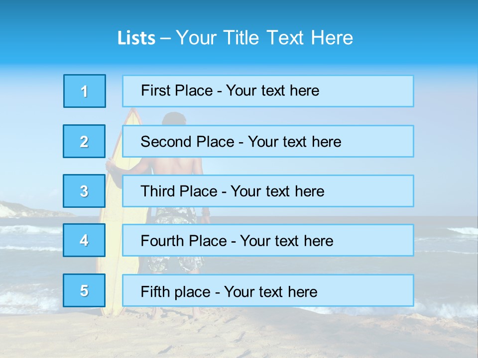 Sun Summer Tan PowerPoint Template