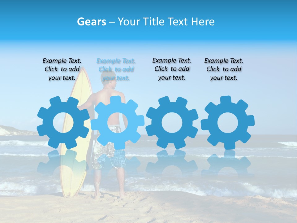 Sun Summer Tan PowerPoint Template