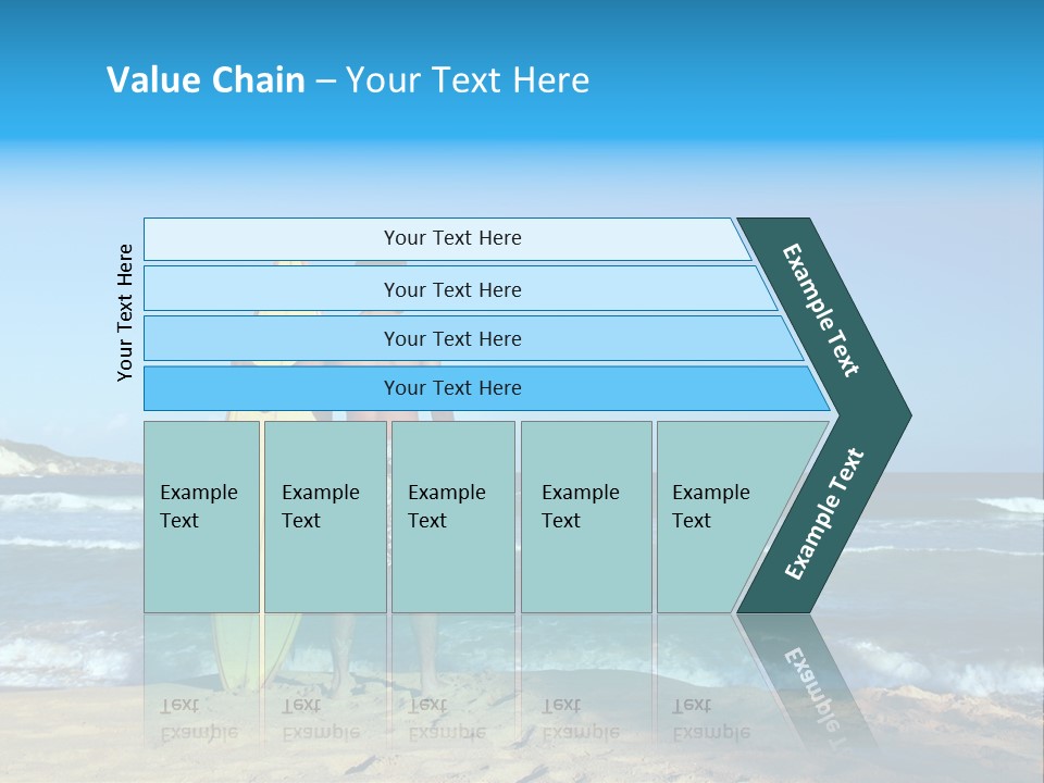 Sun Summer Tan PowerPoint Template