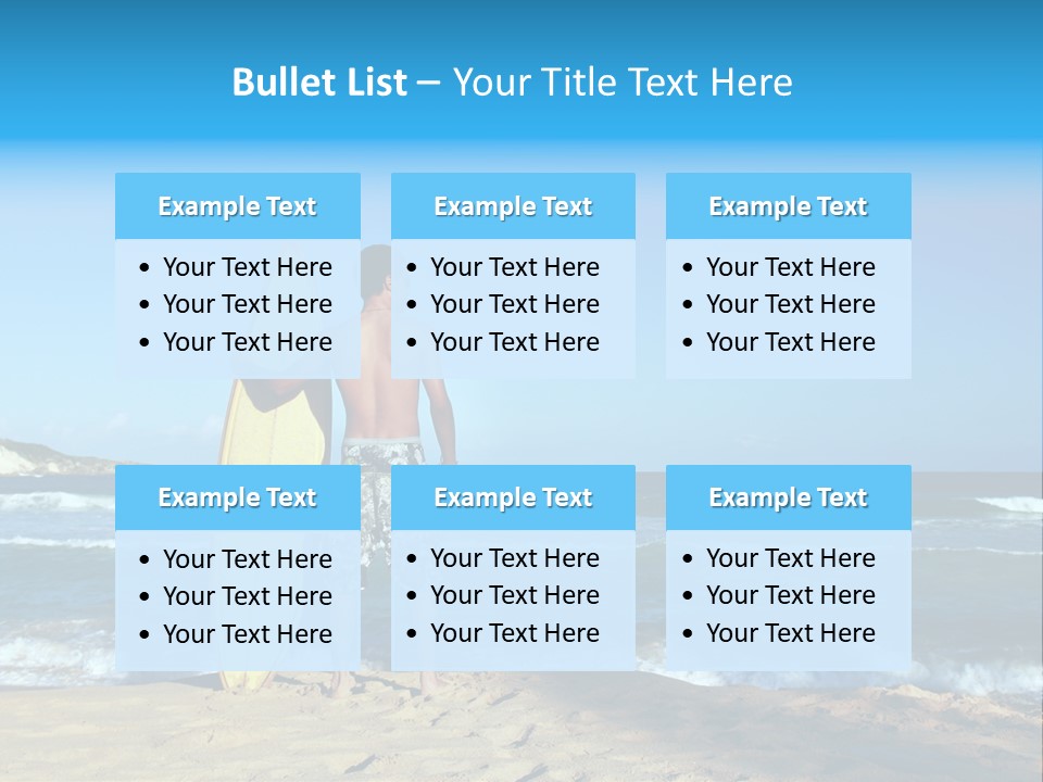 Sun Summer Tan PowerPoint Template